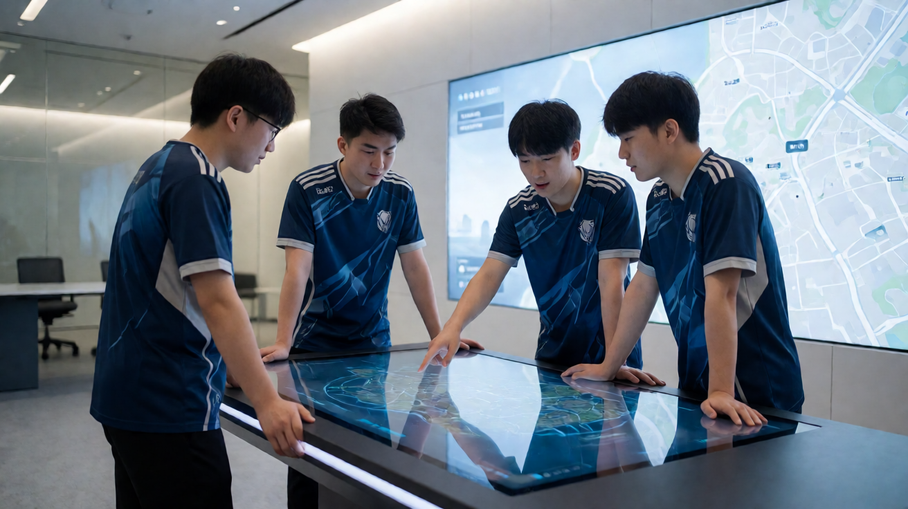 电竞季后赛舞台与选手比赛前瞻配图